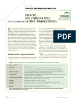 Conceptos Básicos de Hidratación Cutánea (IV) - Hidratación Activa: Humectantes