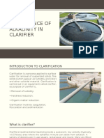 Significance of Alkalinity in Clarifier