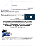 1 - Método Silva de Vida Por José Silva - El Sistema de Meditación y Control Mental de Silva - MetodoSilvaDeVida PDF