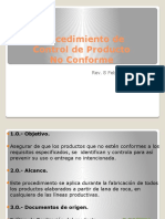 Procedimiento de Control de Producto No Conforme