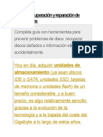 Guía de Recuperación y Reparación de Discos Duros