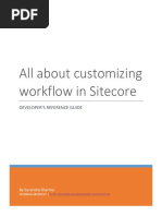 All About Customizing Workflow in Sitecore