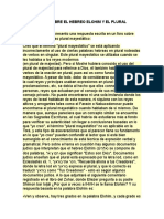 Comentario Sobre El Hebreo Elohim y El Plural Mayestático