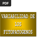 Variabilidad de Fitopatogenos