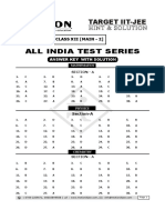 All India Test Series: Target Iit-Jee