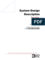 System Design Description Template