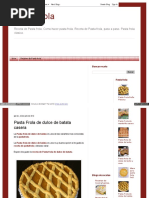 Hacerpastafrola Blogspot Com Ar 2014 07 Pasta Frola de Dulce