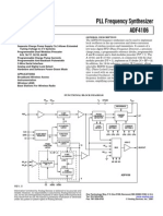 ADF4106 PLL Frequency Synthesizer: DD DD P SET