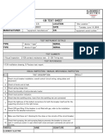 Circuit Breaker Test Sheet