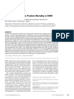 Protein Carbamylation Predicts Mortality in ESRD: Clinical Research