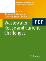 Wastewater Reuse and Current Challenges