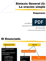 Oración Simple (Power Point)