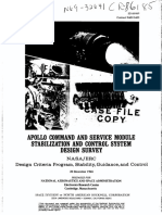 Apollo Command and Service Module Stabilization and Control System Design Survey