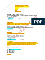 Human Resource Management - MGT501 Spring 2010 Mid Term Solved Quiz