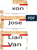 Nixon: A Gryffindor Values Bravery, Loyalty, Nerve, and Chilvary