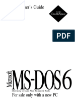 MS-Dos 6 Concise User's Guide PDF