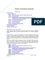 Classes of Hazardous Chemicals - 8.09