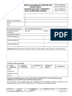 Checklist According To DIN EN ISO 14065:2013 For Greenhouse Gas Validation and Verification Bodies