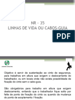 NR - 35 Linha de Vida e Cabo Guia