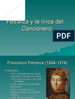 Petrarca y La Lírica Del "Cancionero"