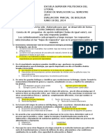 Examen de Primer Parcial de Biologia Version 1 1s 2014