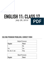 Class 17 - July 28