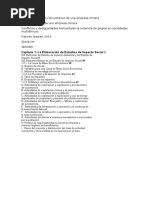 Plan de Relaciones Comunitarias de Una Empresa Minera