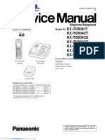 KX TG9341BX Service Manual