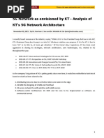 Analysis of KT's 5G Network Architecture