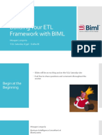 Building Your ETL Framework With BIML