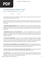 The Anti-Rape Law of 1997 - Philippine E-Legal Forum PDF