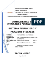 Sistema Financiero y Paraisos Fiscales