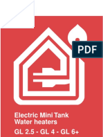 Electric Mini Tank Water Heaters GL 2.5 - GL 4 - GL 6+: Mts Makes Use of Recycled Paper