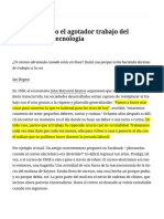 Hiperempleo, o El Agotador Trabajo Del Usuario de La Tecnología