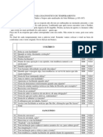 Teste para Diagnostico de Temperamento