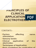 Basic Guidelines For Practical Applications of Electrotherapy