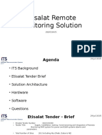 Etisalat Remote Monitoring Solution - Rev1