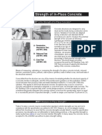 Strength of In-Place Concrete