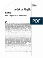 Electra Garrigo de Virgilio Pinera Anos y Leguas de Un Mito Teatral PDF