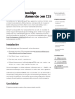 Como Crear Tooltips Modernos Solamente Con Css