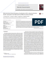 Materials Characterization: V. Thomas Paul, S. Saroja, S.K. Albert, T. Jayakumar, E. Rajendra Kumar