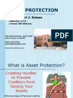 Asset Protection Class Outline