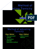 Method of Calculating Tonicity