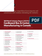 32221CA Cardboard Box & Container Manufacturing in Canada Industry Report