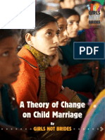 A Theory of Change On Child Marriage Background Brief