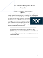 Abstract Full Paper - Education and National Integration Indian Perspective