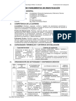 Silabo Fundamentos Investigación 2016-2