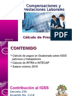 Semana 5 Calculo de Prestaciones Laborales