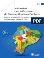 Modelo de Equidad Territorial