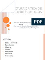 Lectura Critica de Articulos Medicos